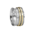 AURA - Gold and Silver Zen Collection - MeditationRing (Spinner Ring) — additional view