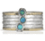 AZURE - Free Floating Collection - MeditationRing (Spinner Ring)