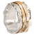 BREEZE - Gold and Silver Zen Collection - MeditationRing (Spinner Ring)
