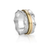 BREEZE - Gold and Silver Zen Collection - MeditationRing (Spinner Ring) — additional view