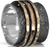 "EARTH" (MR618) - Gold and Silver Zen Collection - MeditationRing (Spinner Ring)