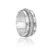 REFLECTIONS - Silver Serenity Collection - MeditationRing (Spinner Ring) — additional view