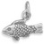 (C) Fish Charm 925 Sterling Silver