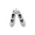 (C) Tap Shoes Charm 925 Sterling Silver — additional view