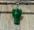 29mm Natural Untreated Nephrite Jade Angel Pendant
