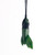 1.5 inch Natural Untreated Nephrite Jade Whale Tail Pendant