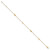 Image of 10"+1" 14K Yellow Gold Polished Heart Anklet