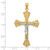 Image of 10K Two-tone Gold Crucifix Pendant 10C3922