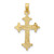 Image of 10K Two-tone Gold Crucifix Pendant 10K9054