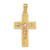 Image of 10K Two-tone Gold Latin Crucifix Pendant