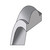 10K White Gold 2.5mm Half Round with Edge Band Ring — additional view