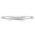 Image of 10K White Gold 2mm Half Round Band Ring