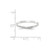Image of 10K White Gold 2mm Standard Flat Comfort Fit Band Ring