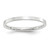 Image of 10K White Gold 2mm Standard Flat Comfort Fit Band Ring