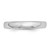 Image of 10K White Gold 3mm Half Round Band Ring