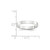 Image of 10K White Gold 3mm Lightweight Flat Band Ring