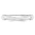 Image of 10K White Gold 4mm Half Round with Edge Band Ring