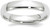 Image of 10K White Gold 4mm Lightweight Comfort Fit Band Ring