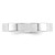 Image of 10K White Gold 4mm Standard Flat Comfort Fit Band Ring