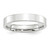 Image of 10K White Gold 4mm Standard Flat Comfort Fit Band Ring