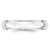 Image of 10K White Gold 5mm Half Round with Edge Band Ring