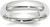 Image of 10K White Gold 5mm Standard Comfort Fit Band Ring