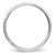 Image of 10K White Gold 6mm Milgrain Half Round Band Ring