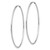 Image of 47mm 10k White Gold Endless Hoop Earrings 10T979