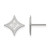 10K White Gold Furman University Small Post Earrings by LogoArt