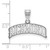 Image of 10k White Gold LogoArt University of Richmond Large Script Pendant