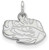 Image of 10K White Gold Louisiana State University X-Small Pendant by LogoArt (1W061LSU)