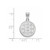Image of 10K White Gold NHL Boston Bruins Medium Pendant by LogoArt