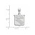 Image of 10K White Gold NHL New York Rangers Medium Pendant by LogoArt