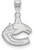 Image of 10K White Gold NHL Vancouver Canucks Small Pendant by LogoArt