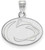 Image of 10K White Gold Penn State University Small Pendant by LogoArt