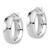 Image of 19.75mm 10k White Gold Polished Hoop Earrings 10LE306