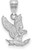 Image of 10K White Gold United States Air Force Academy Medium Pendant LogoArt (1W019USA)