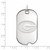 10K White Gold University of Georgia Large Dog Tag by LogoArt