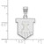 Image of 10K White Gold University of Illinois Medium Pendant by LogoArt (1W045UIL) Image of 10K White Gold University of Illinois Medium Pendant by LogoArt (1W045UIL)