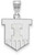 Image of 10K White Gold University of Illinois Medium Pendant by LogoArt (1W045UIL) Image of 10K White Gold University of Illinois Medium Pendant by LogoArt (1W045UIL)