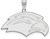 Image of 10K White Gold University of Southern Mississippi Large Pendant by LogoArt