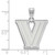 Image of 10K White Gold Villanova University Large Pendant by LogoArt (1W003VIL)