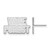 10K White Gold Wake Forest University Small Post Earrings by LogoArt (1W073WFU)
