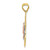 Image of 10k Yellow & Rose Gold with White Rhodium Mariner Blessed Mother Pendant