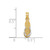 Image of 10K Yellow Gold & Rhodium Single Flip-Flop Pendant