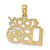 Image of 10K Yellow Gold 100% LEO Pendant