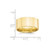 Image of 10K Yellow Gold 10mm Standard Flat Comfort Fit Band Ring