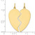 Image of 10K Yellow Gold 2 piece Heart Charm