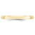 Image of 10K Yellow Gold 2.5mm Knife Edge Comfort Fit Band Ring