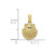 Image of 10K Yellow Gold 2-D Beaded Scallop Shell Pendant 10K7656